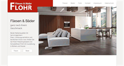 Desktop Screenshot of fliesen-flohr.de
